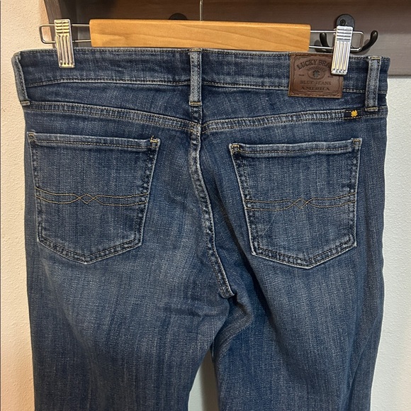 Lucky Brand Dark Blue sweet Straight-Leg Jeans size 6/28 L - Picture 7 of 9